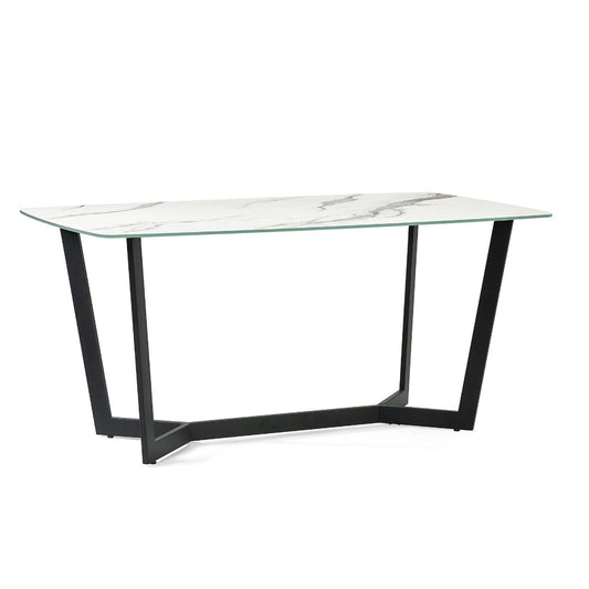 Olympus Dining Table - White Marble