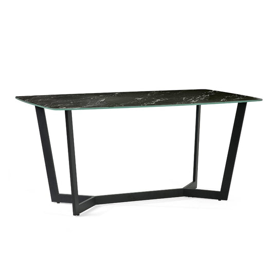 Olympus Dining Table - Black Marble