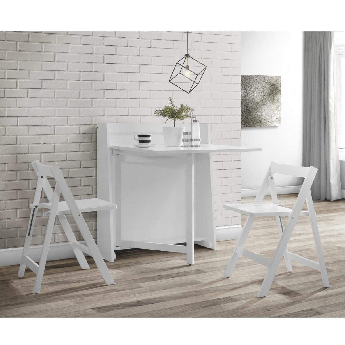 Helsinki Dining Set - White