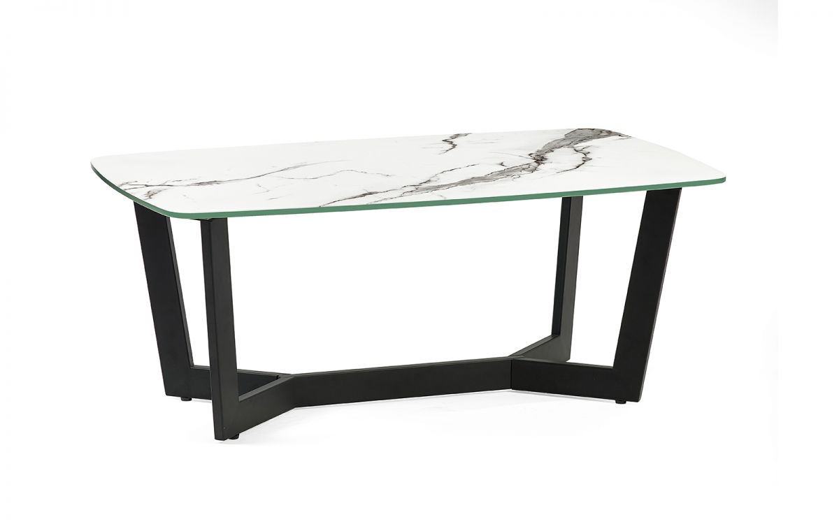 Olympus Coffee Table - White Marble