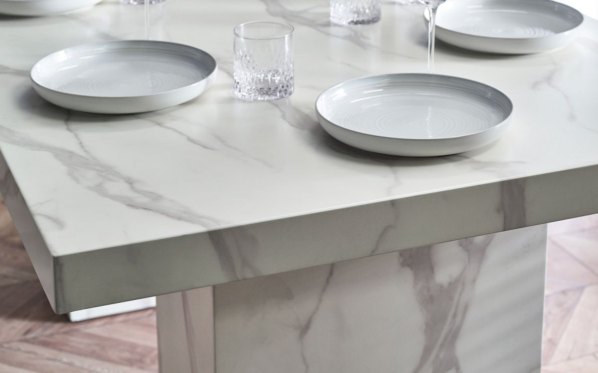 Rome Dining Table - White