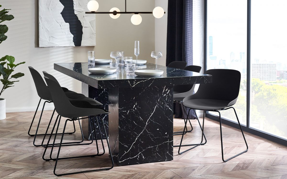 Rome Dining Table - Black