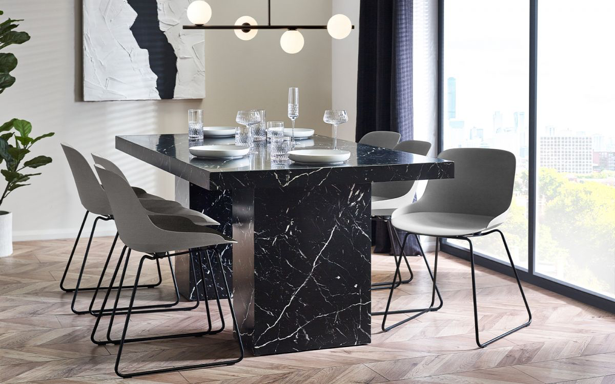 Rome Dining Table - Black