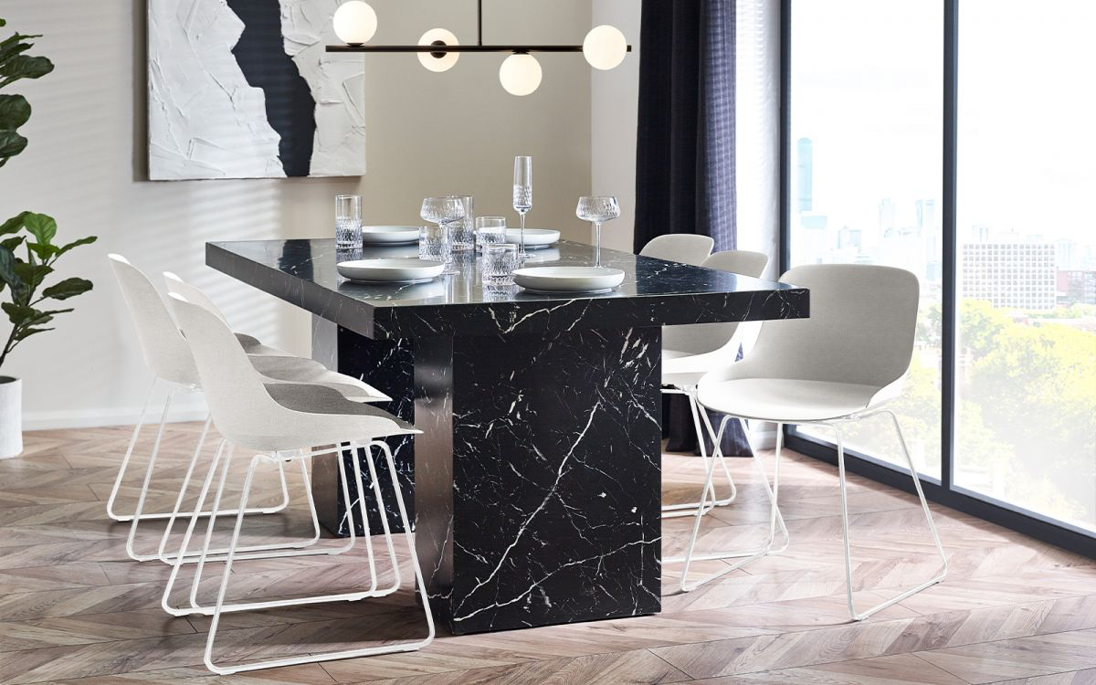 Rome Dining Table - Black