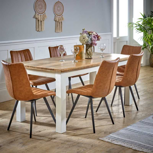 Alfie Dining Table Solid Mango Wood