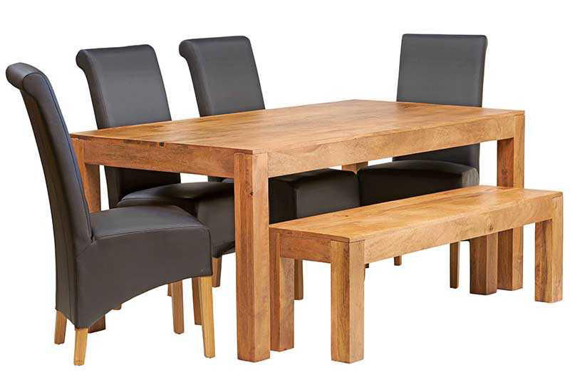 Toko Light Mango Large Dining Table 6ft (180cm)