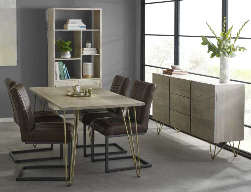 Light Gold Dining Table