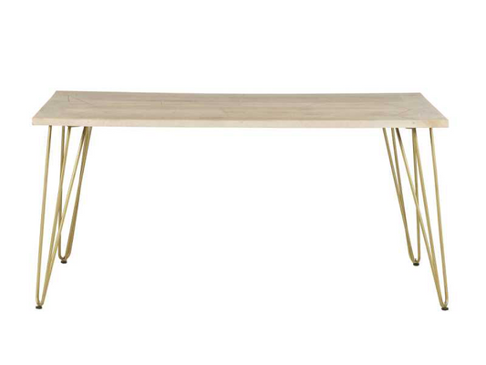 Light Gold Dining Table