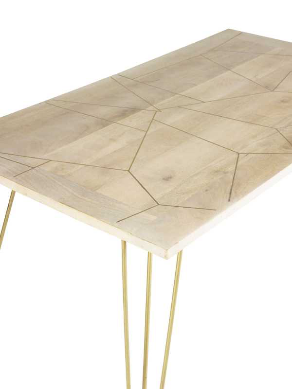 Light Gold Dining Table