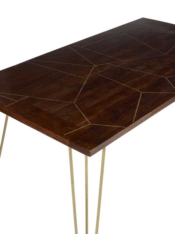 Dark Gold Dining Table