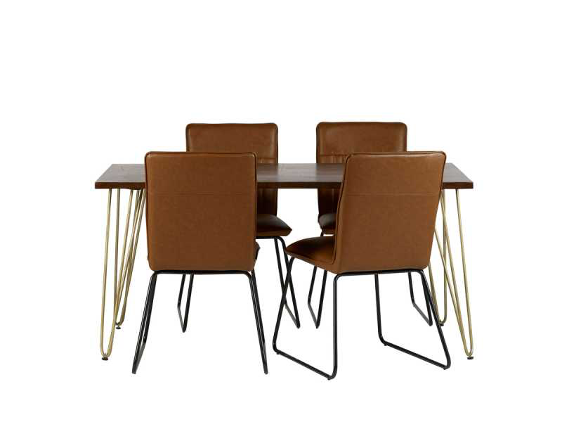 Dark Gold Dining Table