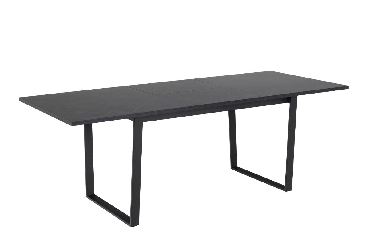 Amble Dining Table with Black Marble Effect