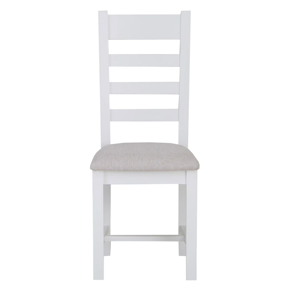 Ladder Back Dining Chair White