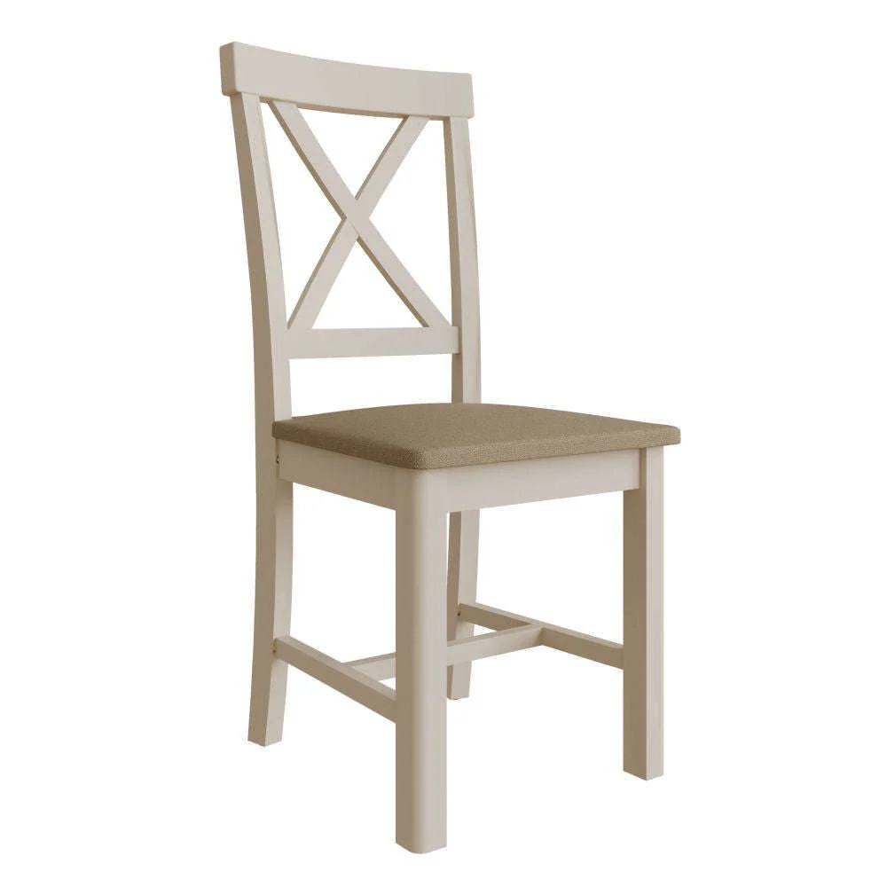 Cross Back Dining Chair Truffle