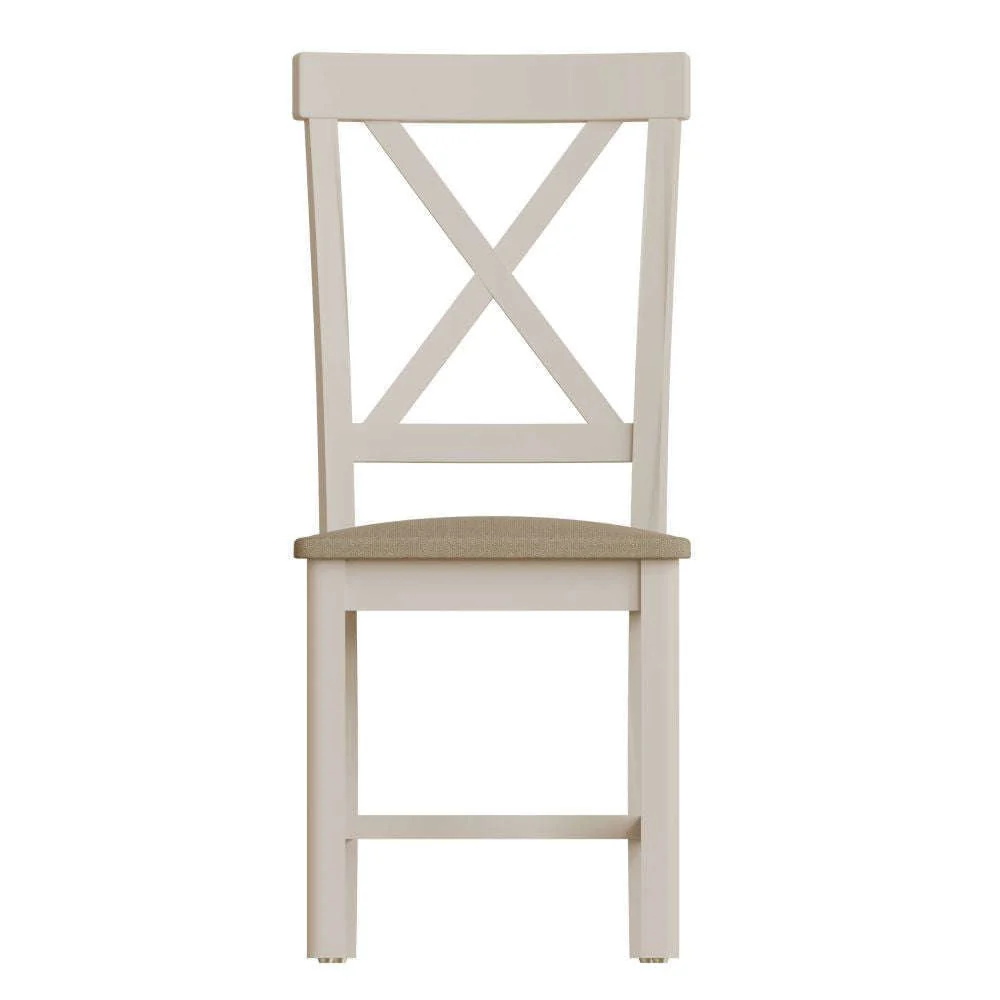 Cross Back Dining Chair Truffle