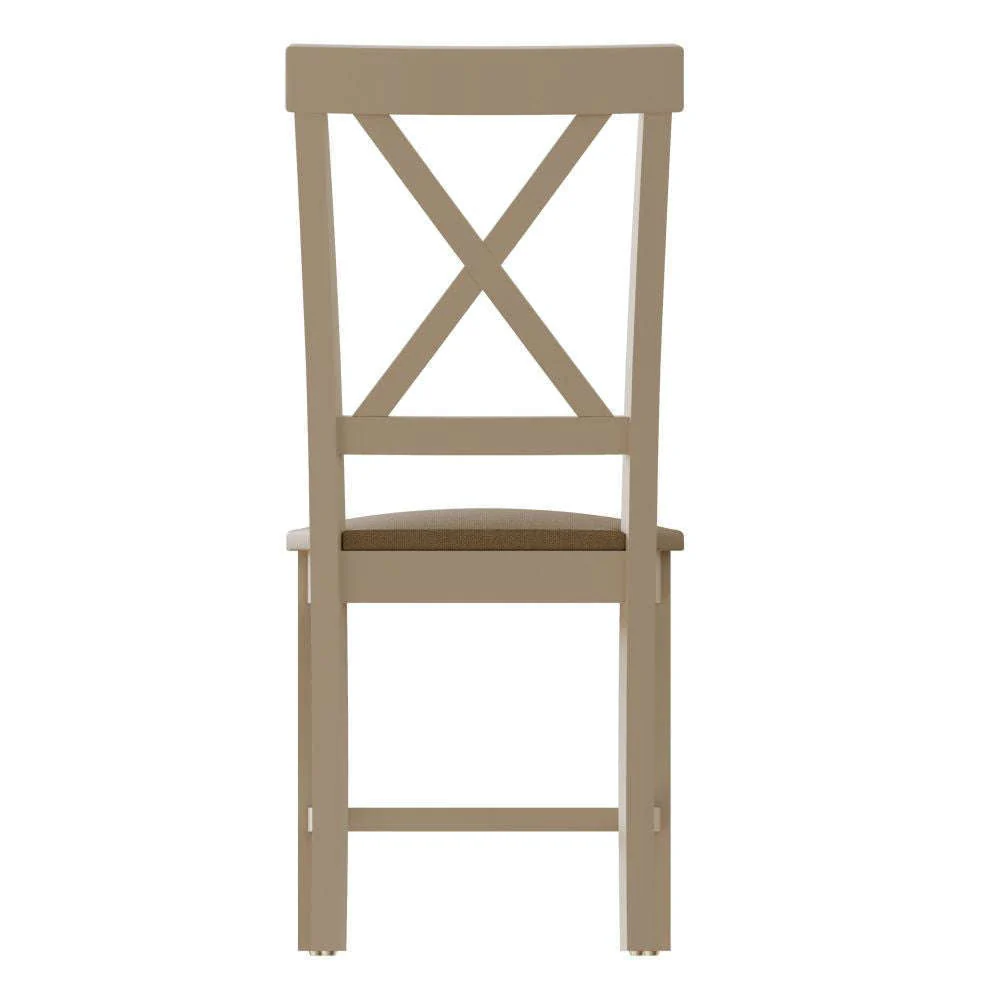 Cross Back Dining Chair Truffle