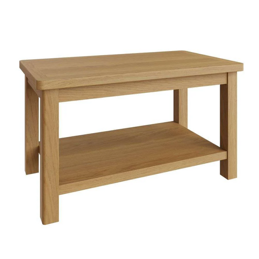 Rustic Oak Coffee Table Small