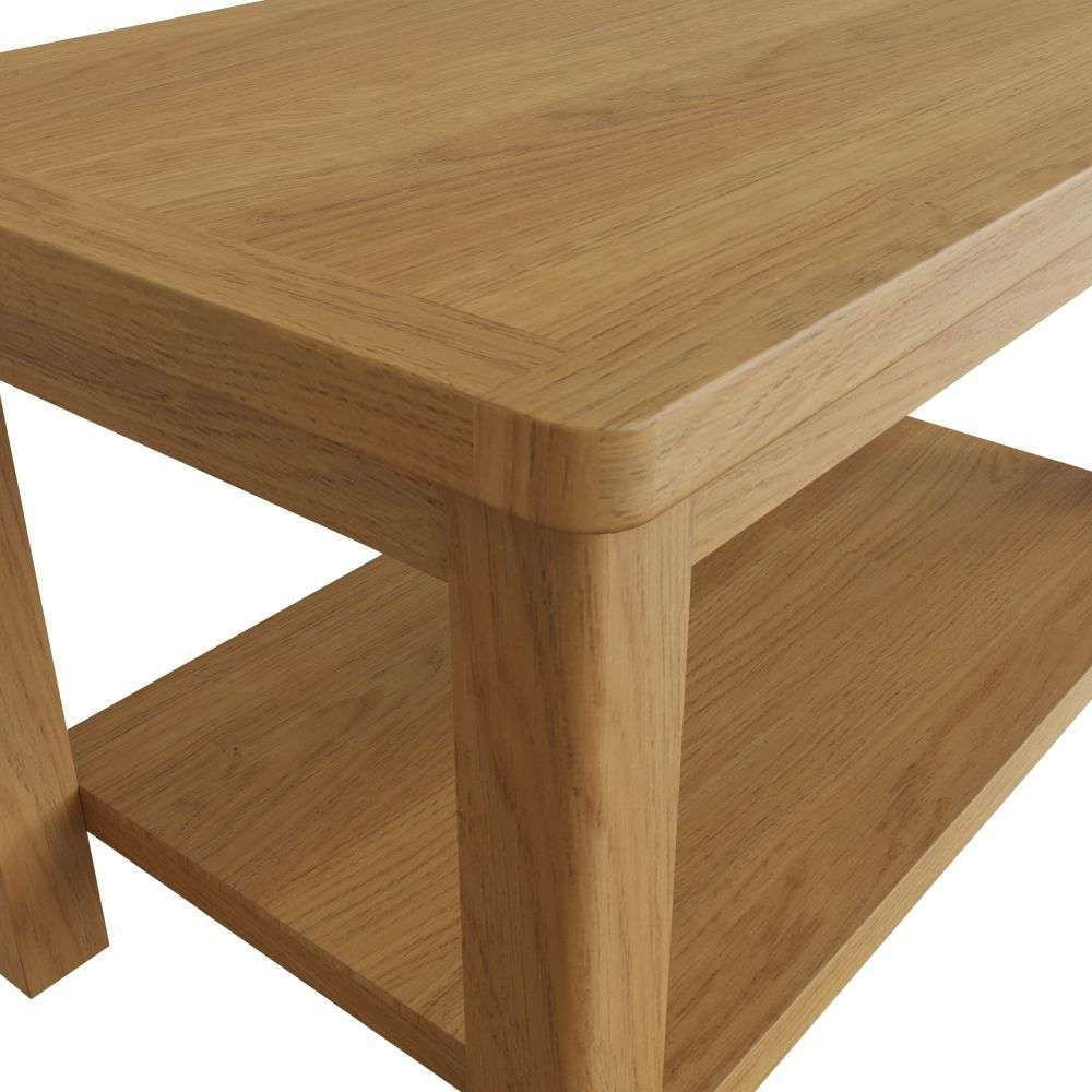 Rustic Oak Coffee Table Small