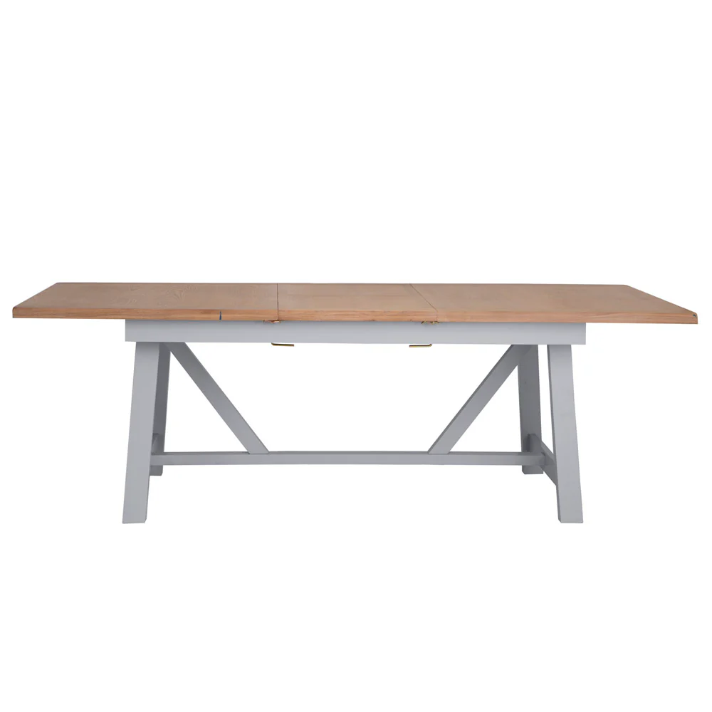 Refectory Butterfly Extending Table Grey