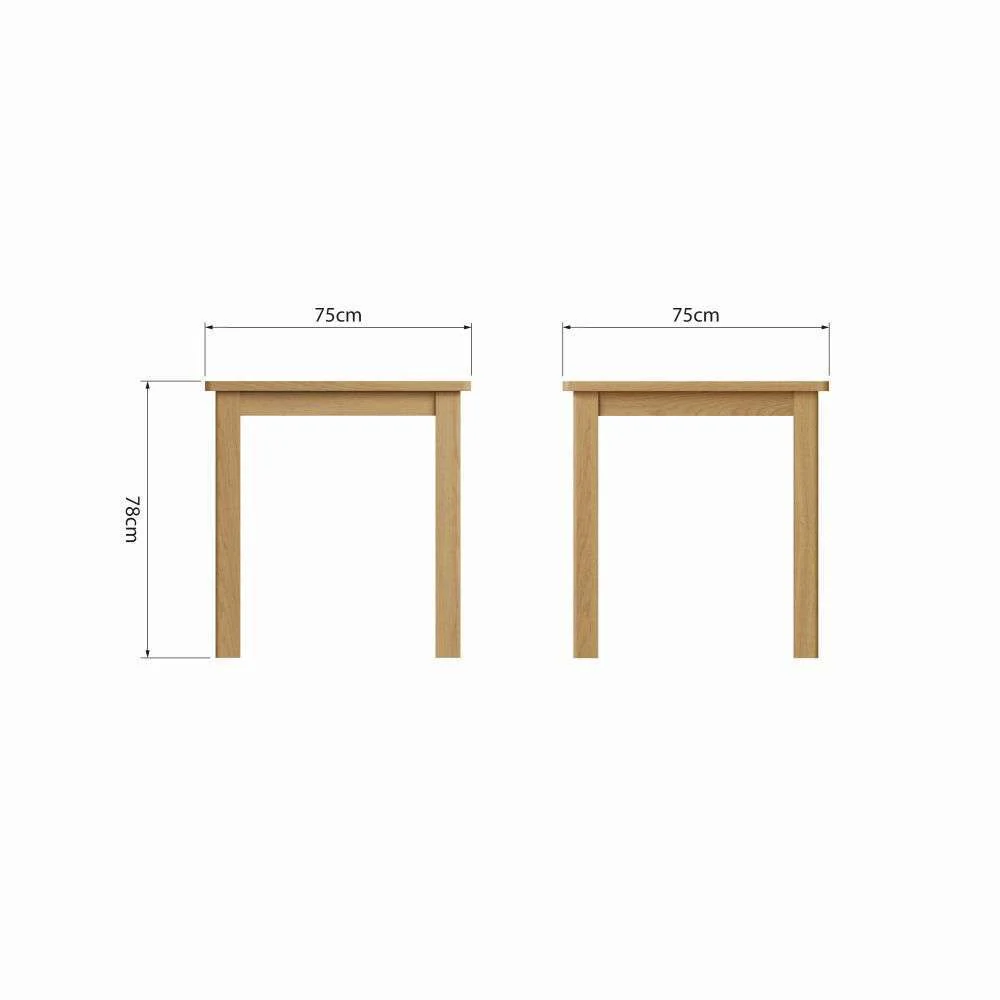 Fixed Top Table Natural