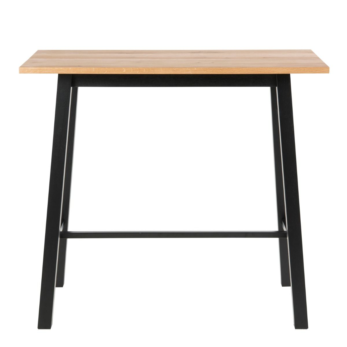 Chara Bar Table in Black & Oak